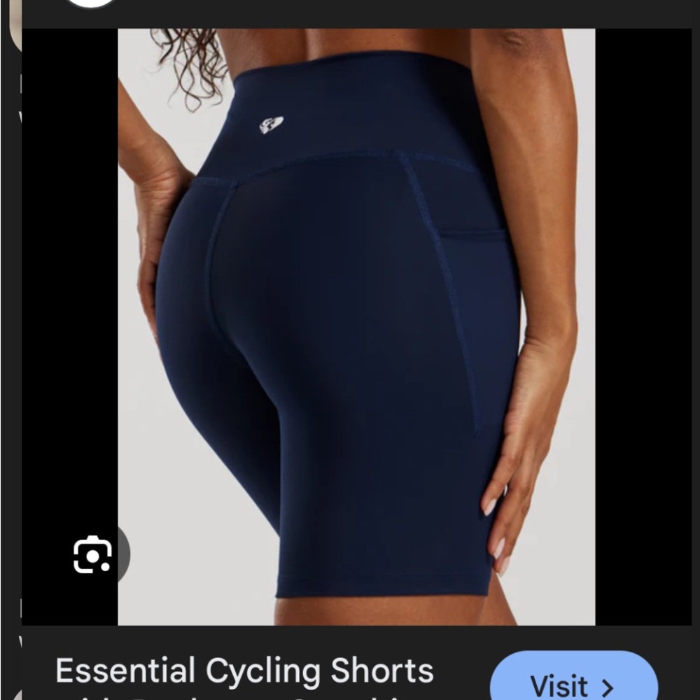 Essential Navy Bike Shorts for Women